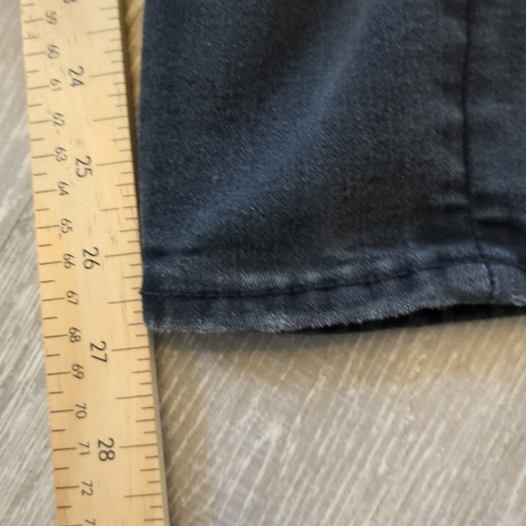 American Eagle Jeans Women's 26 Distressed Black Skinny Jeans Thrashed Skater - Picture 9 of 10